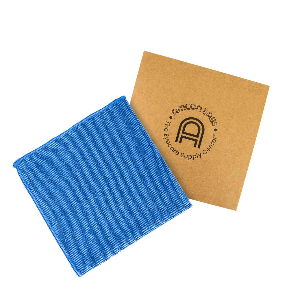 Terry Microfiber Cleaning Cloth - 12" x 12" Blue - 1