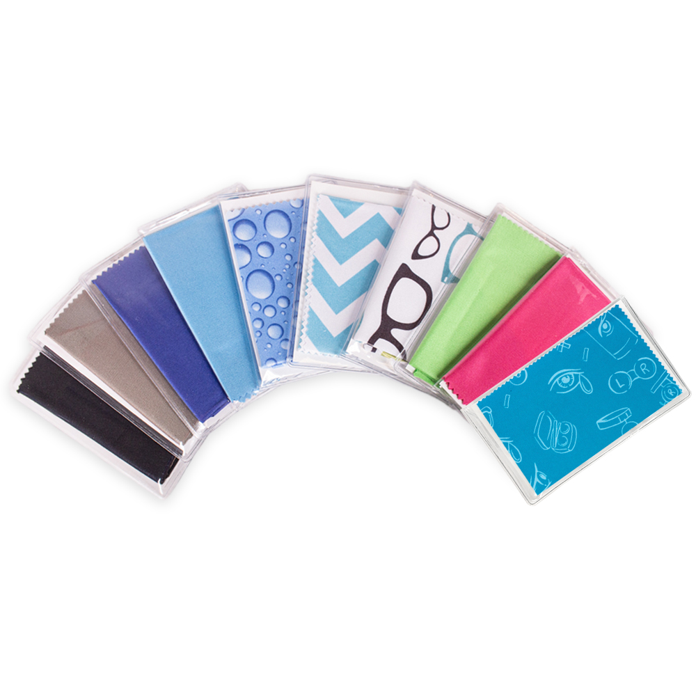 Premium Polished Microfiber Cleaning Cloths with Case