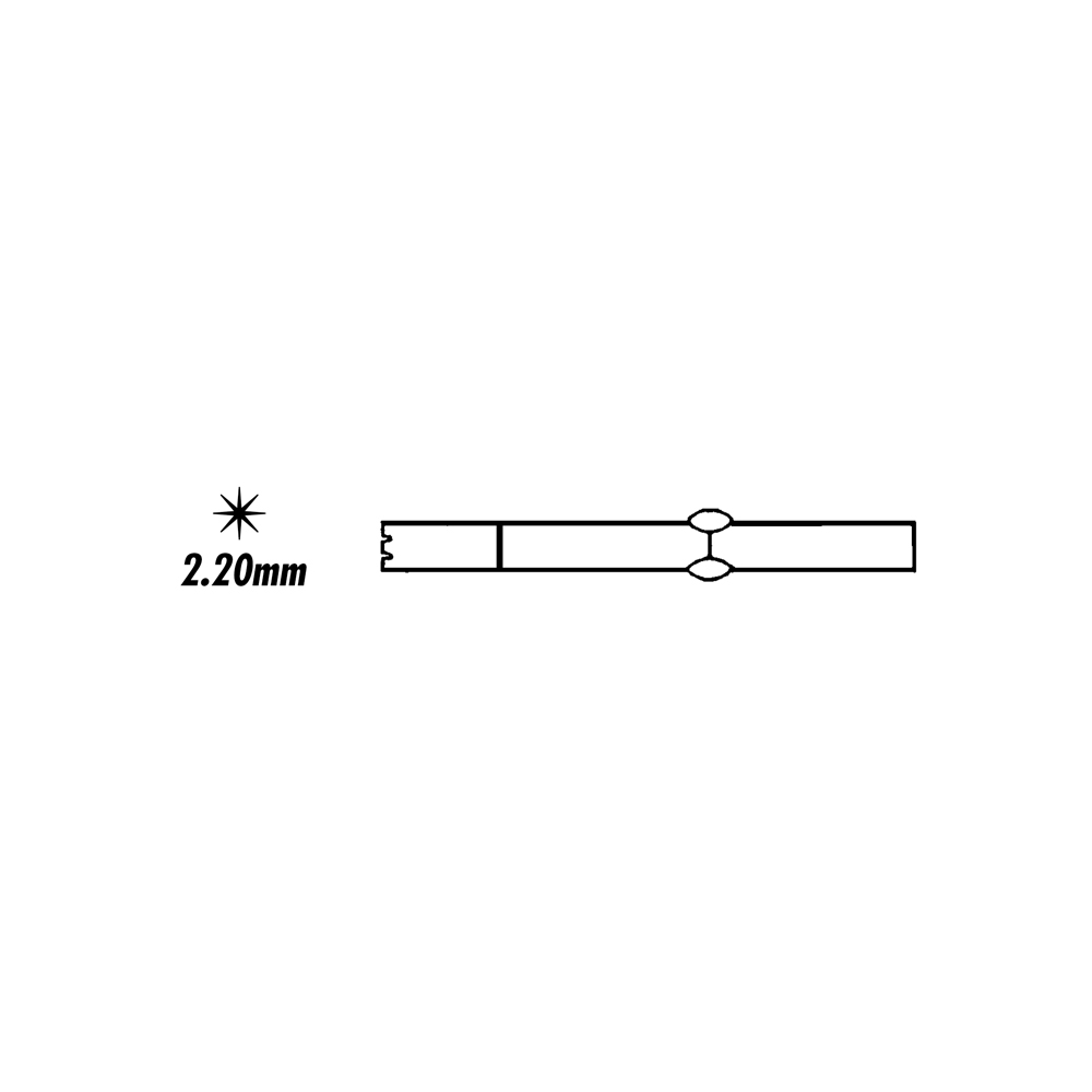 Screwdriver Blades - Star Nut - 2.2mm - 1