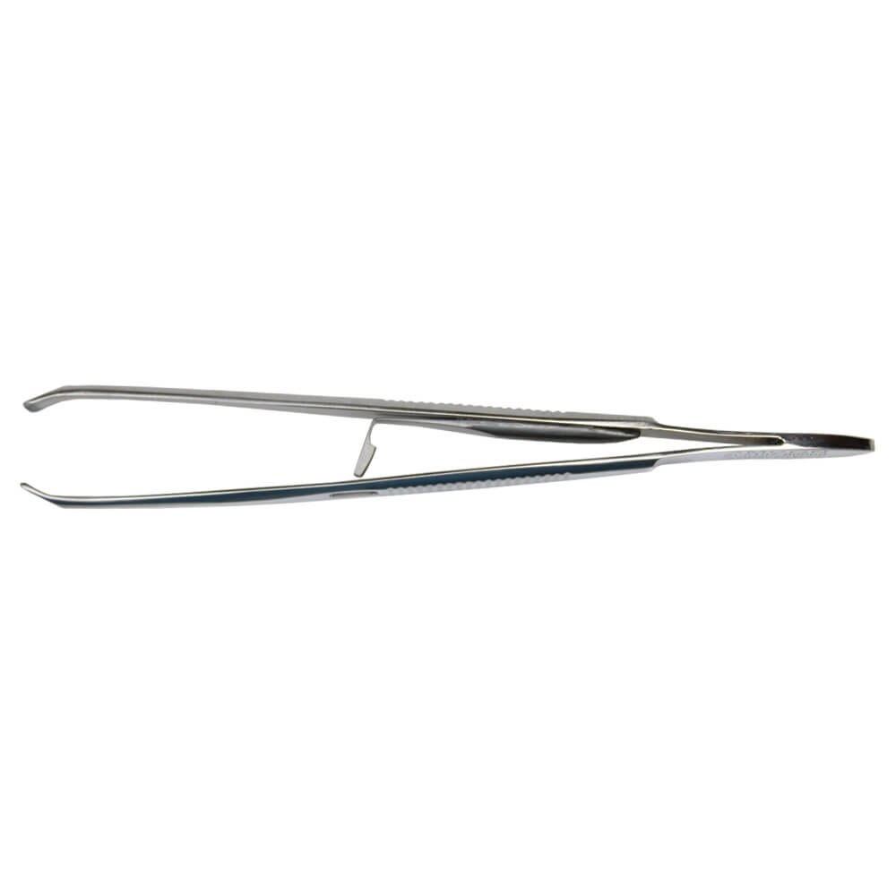 Graefe Fixation Forceps With Catch