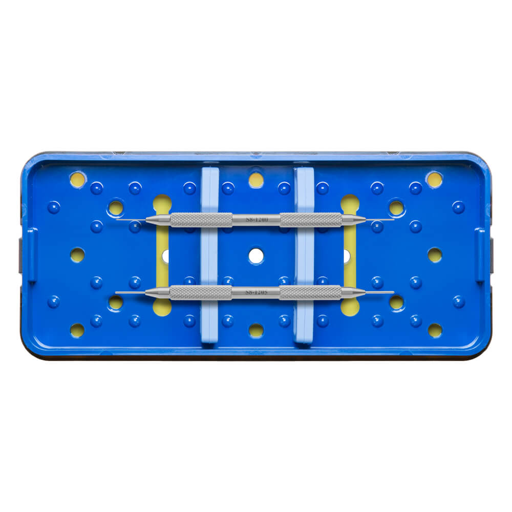 Punctal Gauge Set with Sterilization Tray, 0.5mm-0.8mm