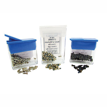 Hinge/Eyewire Screws - Coated Nickel - Pack of 100